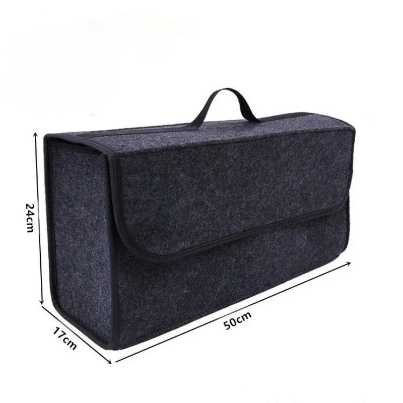 Lightweight Car Trunk Storage Box Foldable Felt Car Organizer Stowing Ti... - £16.45 GBP+