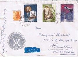 Stamps Hungary Envelope Budapest 100 Years Metric System 1976 - $3.95