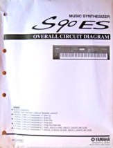 Yamaha S90 ES Synthesizer Original Overall Circuit Diagram &amp; Schematics in Cover - £46.66 GBP