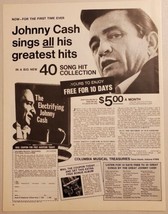 1970 Print Ad Johnny Cash Columbia Record Offer Country Singer - $15.28