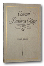 Rare  1913 Year Book Of The Concord Business College, Concord, New Hampshire, RA - £78.90 GBP
