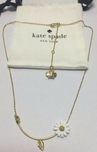 Kate Spade Bee All A Buzz Into The Bloom Daisy Necklace w/ KS Dust Bag New - £33.18 GBP