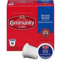 Community Coffee House Blend Coffee 18 to 144 Count Keurig K cups Pick Any Size  - $21.89+