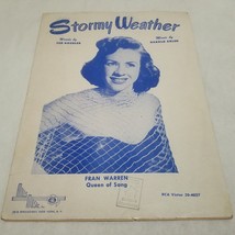 Stormy Weather by Ted Koehler and Harold Arlen with Fran Warren photo 1933 - $5.98