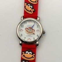 Geneva Silver Tone Red Monkey Kid’s Watch Working New Battery - $18.43