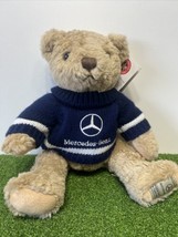 Mercedes Benz 2007 Dealership Jointed Teddy Bear Plush 13&quot; Fluffy Soft NWT - $34.65