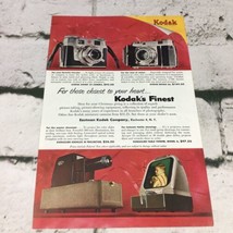 1953 Print Ad Kodak Camera KodaSlide Tabletop Viewer Advertising Art - £7.72 GBP