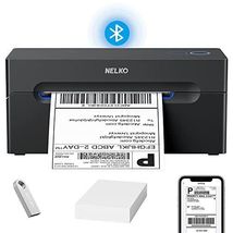 Bluetooth Thermal Shipping Label Printer Wireless 4x6 Shipping Label Pr... - £138.96 GBP