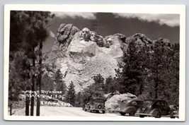 Mt Rushmore Memorial Mid Construction Scaffolding Black Hills SD Postcard X27 - £14.33 GBP