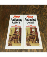 Vintage advertising pamphlets for Rez antiquing colors movie photo prop ... - €17,15 EUR