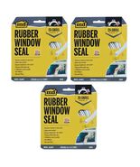 3 PACK M-D RUBBER WINDOW SEAL WHITE 02618 17&#39; L  x 1/8&quot; H x 3/8&quot; W EX SMALL - $23.99