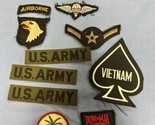 Lot WWII Vietnam Patches SCREAMING EAGLE, Marianas Bonin, 7th Army, POW,... - $34.65