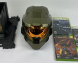 Halo 3 Legendary Edition Master Chief Helmet Display + HALO 2 HALO 3 HAL... - $128.69
