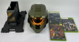 Halo 3 Legendary Edition Master Chief Helmet Display + Halo 2 Halo 3 Halo Reach - £100.51 GBP