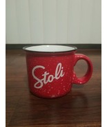 Stoli Mug Stolichnaya Vodka Red Large Coffee Cup Mug - $12.00