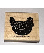 Stampin Up! 1998 Funky Favorites Chicken Wood Mounted Rubber Stamp NEW 1... - $145.31 MXN