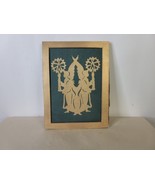 Two Golden Angels Print Matted in Gold 6 x 8 Inches - £11.73 GBP