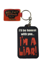 Big Fat Attitude Stuff Key Chain I&#39;m A Liar New Old Stock Humor Gag Gift - £3.38 GBP