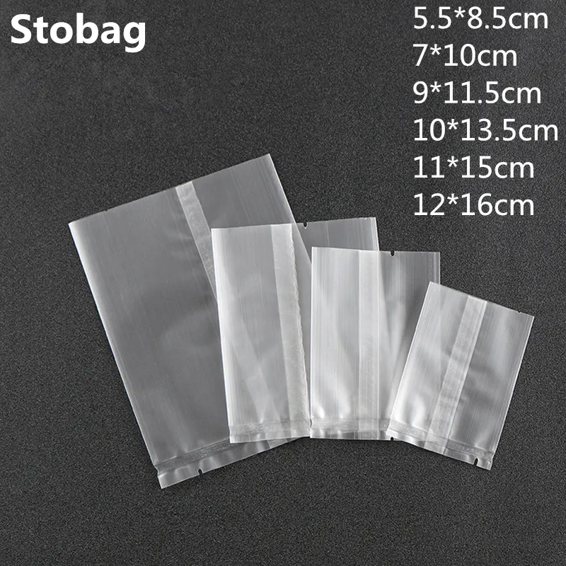 100Pcs Thicker Machine Seal Bags Clear Frosted Food Biscuit DIY Ba Cake Bag Deco - £114.98 GBP