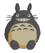 Anime Embroidery Pattern Totoro Sits - £3.99 GBP