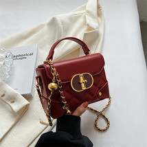 Exquisite Fashion Small Square Bag 2023 Fashion Chain Bag Women&#39;s One-Shoulder C - £35.06 GBP