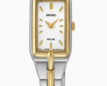 Seiko Solar SUP272 White Dial Two-Tone Stainless Steel Women&#39;s Watch MSR... - £103.96 GBP