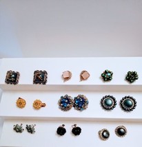 Clip &amp; Screw Vintage Earrings 50&#39;s and 60&#39;s - £17.25 GBP