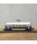 Life Like HO Scale Texaco TCX 6305 Tanker Car Single Dome Horn Couplers - £10.61 GBP