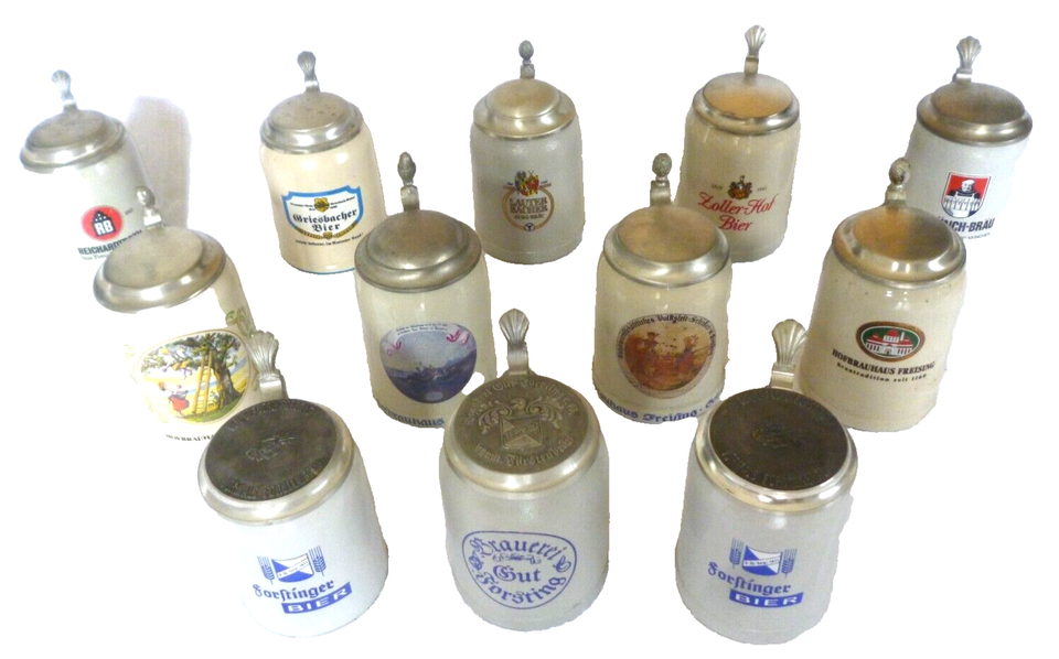 Forsting Freising Reichardt Zoller Griesbach Munch Burg lidded German Be... - $14.50
