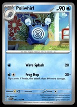 2023 Scarlet &amp; Violet Series - Scarlet &amp; Violet - 151 Poliwhirl Common #61 - £2.46 GBP