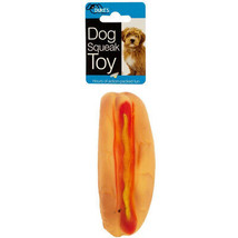 Hot Dog Squeak Dog Toy - $6.51