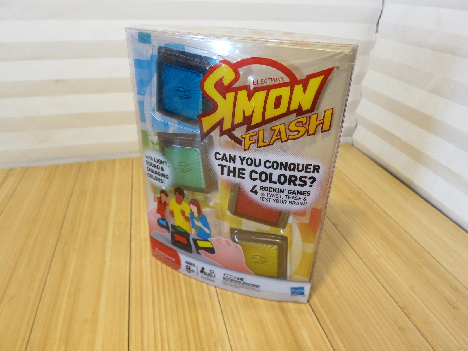 Hasbro SIMON FLASH Game - SONIC Edition - 4 Games w/ Lights Sounds Colors *NEW* - $13.99