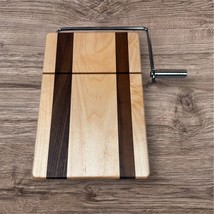 Handcrafted Cheese Slicer Board Striped Custom Handmade Kitchen Serving ... - $55.00