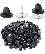 400pcs PVC Rubber Pin Backs Heliltd Butterfly Clutch Pins Tie Tacks Blan... - $277.95 MXN