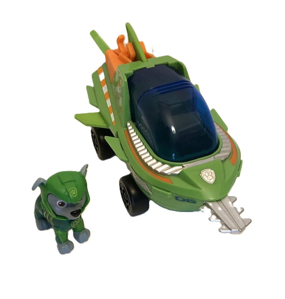 Nickelodeon Paw Patrol Aqua Pups Rocky Vehicle and Figure - $9.45