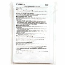 Canon Photo Paper Glossy GP-701 4" x 6" NEW Sealed - $7.42