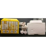 Precious Moments Birthday Train Elephant Age 4 Figurine with box Kid Num... - $9.99