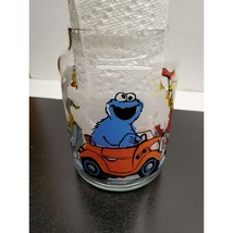 Vintage Muppets Sesame Street Glass Jar (No Lid)-Big Bird-Grover-Cookie ... - £14.61 GBP