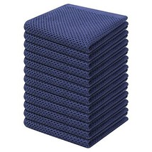 100% Cotton Kitchen Dish Cloths 12 Pack Waffle Weave Ultra Soft Absorbent Dis Ho - £52.71 GBP