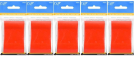 Hillman #840384 2&#39;&#39; in. W X 24&#39;&#39; in. L Red Reflective Safety Tape (5-PAC... - $91.51 MXN
