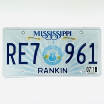 2018 United States Mississippi Rankin County Passenger License Plate RE7... - $16.17 CAD