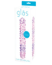Glas Purple Rose Nubby Glass Dildo - £18.54 GBP