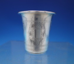 Judaica by Unknown Sterling Silver Kiddush Cup Hand Engraved 1.21 ozt. (... - £70.26 GBP