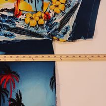 Koman Sports Palm Tree Print Hawaiian Button UP Men's Shirt Short Sleeve Size XL image 7