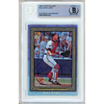 Javy Lopez Atlanta Braves Auto 1998 Topps Gallery Card #54 Signed BAS Au... - $79.99
