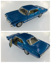 5&quot; Chevy 1967 Chevrolet Impala Diecast Model Toy Car 1:43 Blue - £17.62 GBP