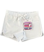 Member&#39;s Mark Knit Denim Shorts White w/Ponytail Holders Girls  Sz. 4/5 NWT - $11.46