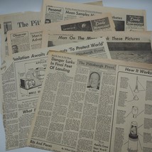 Newspaper Clipping Lot Pittsburgh Press Post Gazette 1969 Apollo Moon La... - $24.74