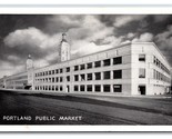 Public Market Building Portland Oregon OR UNP Graycraft B&amp;W Postcard V8 - $3.91