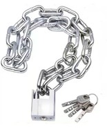 Bike Chain Lock, Cannot Be Cut with Bolt Cutters Or Hand Tools, Premium - £32.04 GBP